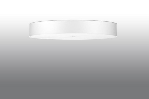 NOWOCZESNY BIAŁY PLAFON, OKRĄGŁY, 100 cm, 6 x E27 NOWOCZESNY BIAŁY PLAFON, OKRĄGŁY, 100 cm, 6 x E27