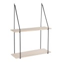 PÓŁKA WISZĄCA LOFT ŚCIENNA, REGAŁ NA KSIĄŻKI, KWIATY, DO SALONU, STEELWOOD
