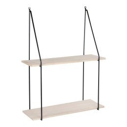 PÓŁKA WISZĄCA LOFT ŚCIENNA, REGAŁ NA KSIĄŻKI, KWIATY, DO SALONU, STEELWOOD