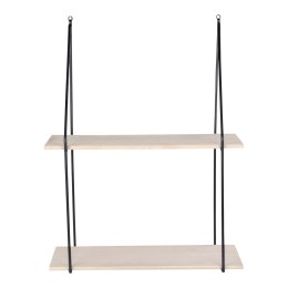 PÓŁKA WISZĄCA LOFT ŚCIENNA, REGAŁ NA KSIĄŻKI, KWIATY, DO SALONU, STEELWOOD