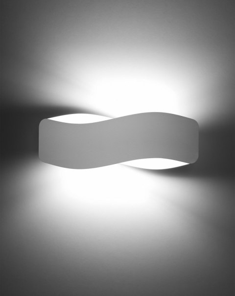 ASYMETRYCZNY POZIOMY KINKIET, BIAŁY, 40 cm, LAMPA ASYMETRYCZNY POZIOMY KINKIET, BIAŁY, 40 cm, LAMPA
