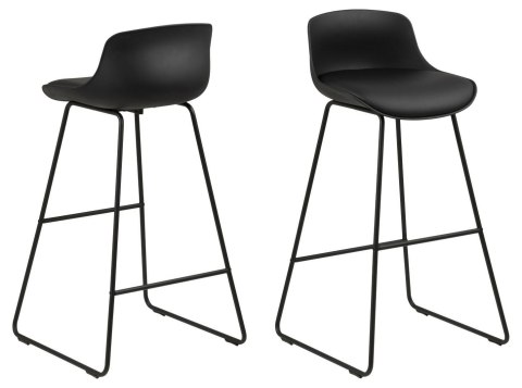 METALOWY CZARNY HOKER Z OPARCIEM TRIS, ELEGANCKI, Z PODUSZKĄ, DO KUCHNI 76 METALOWY CZARNY HOKER Z OPARCIEM TRIS, ELEGANCKI, Z PODUSZKĄ, DO KUCHNI 76