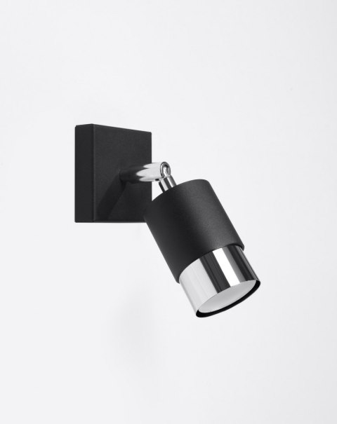 ELEGANCKI REGULOWANY KINKIET, CZARNY CHROM, SALON ELEGANCKI REGULOWANY KINKIET, CZARNY CHROM, SALON