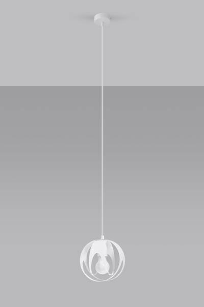 Lampa wisząca TULOS 1 biała Lampa wisząca TULOS 1 biała