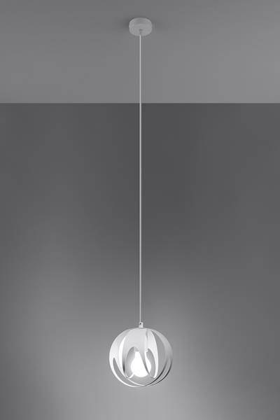 Lampa wisząca TULOS 1 biała Lampa wisząca TULOS 1 biała