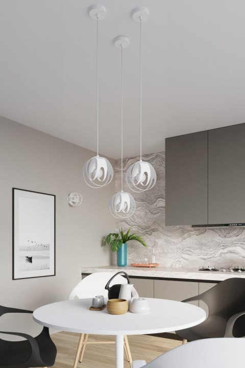 Lampa wisząca TULOS 1 biała Lampa wisząca TULOS 1 biała