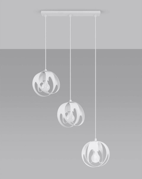 Lampa wisząca TULOS 3L biała Lampa wisząca TULOS 3L biała