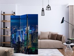 Parawan 3-częściowy - Manhattan - noc