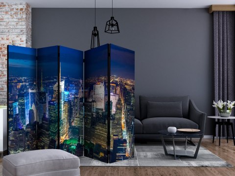 Parawan 5-częściowy - Manhattan - noc II