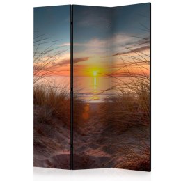 Parawan 3-częściowy - Zachód słońca nad Oceanem Atlantyckim