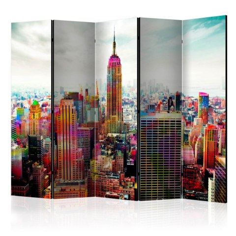 Parawan 5-częściowy - Colors of New York City II Parawan 5-częściowy - Colors of New York City II