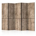 Parawan 5-częściowy - Beżowy mur II