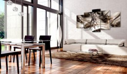 OBRAZ NA ŚCIANĘ DO SALONU, 100 x 50 cm, 5 CZĘŚCIOWY - Galaktyka tańca