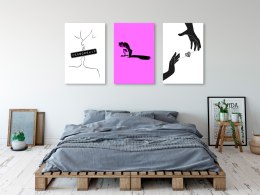 OBRAZ NA ŚCIANĘ DO SALONU, 60 x 30 cm, 3 CZĘŚCIOWY - Symbolika (kolekcja)