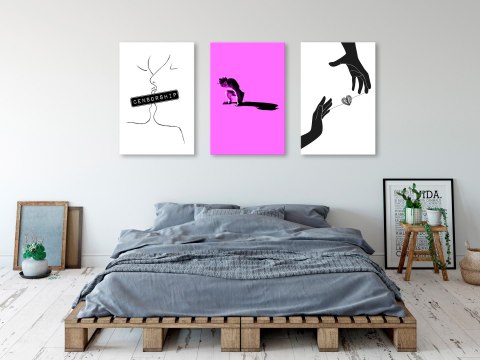 OBRAZ NA ŚCIANĘ DO SALONU, 60 x 30 cm, 3 CZĘŚCIOWY - Symbolika (kolekcja) OBRAZ NA ŚCIANĘ DO SALONU, 60 x 30 cm, 3 CZĘŚCIOWY - Symbolika (kolekcja)