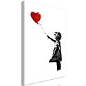 Obraz - Banksy: Dziewczynka z balonem pionowy