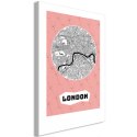 Obraz - Centrum Londynu pionowy