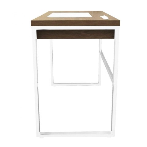 Biurko Industrial, BIAŁY METAL, DĄB, MDF, LOFT Biurko Industrial, BIAŁY METAL, DĄB, MDF, LOFT