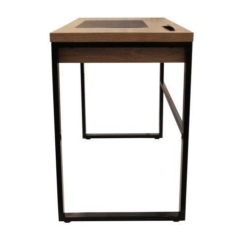 INDUSTRIALNE BIURKO LOFT, CZARNY METAL, MDF, DĄB, Z SZUFLADĄ, 100 CM INDUSTRIALNE BIURKO LOFT, CZARNY METAL, MDF, DĄB, Z SZUFLADĄ, 100 CM
