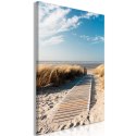Obraz - Samotna plaża pionowy