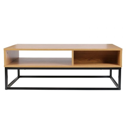 STOLIK ABBOTT, DĄB, CZARNY, METAL, LOFT, DO SALONU STOLIK ABBOTT, DĄB, CZARNY, METAL, LOFT, DO SALONU