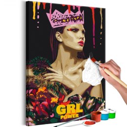 Obraz do samodzielnego malowania - GRL Power