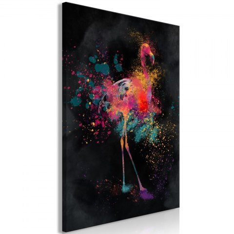 Obraz - Flamingowy kolor (1-częściowy) pionowy Obraz - Flamingowy kolor (1-częściowy) pionowy