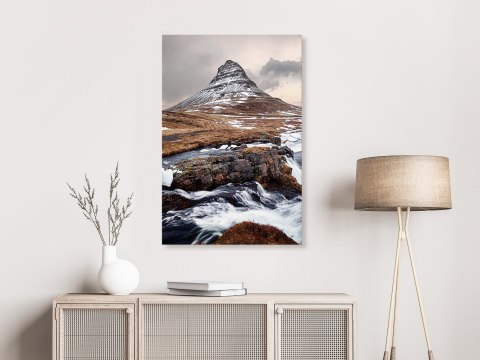 Obraz - Kirkjufell (1-częściowy) pionowy Obraz - Kirkjufell (1-częściowy) pionowy