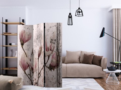 Parawan 3-częściowy - Magnoliowa zasłona Parawan 3-częściowy - Magnoliowa zasłona