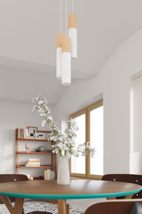 Lampa wisząca PABLO 3L biała Lampa wisząca PABLO 3L biała