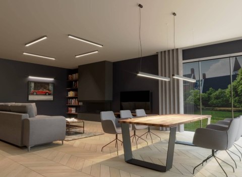 Lampa wisząca PINNE 67 czarna 3000K Lampa wisząca PINNE 67 czarna 3000K