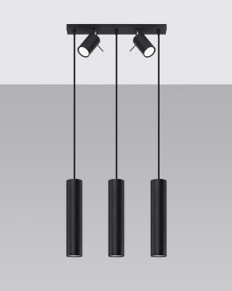 Lampa wisząca RING 3 czarny