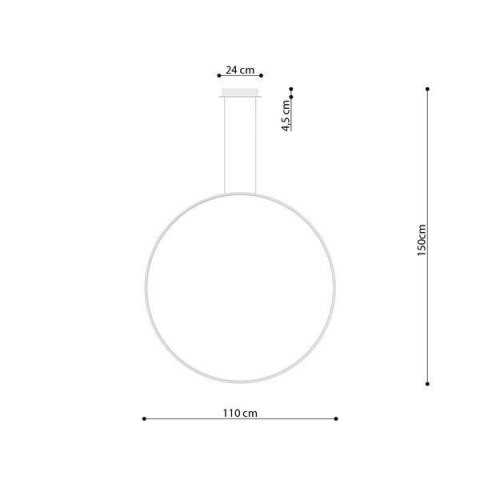 Lampa wisząca RIO 110 czarny LED 3000K Lampa wisząca RIO 110 czarny LED 3000K