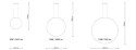 Lampa wisząca RIO 110 czarny LED 3000K
