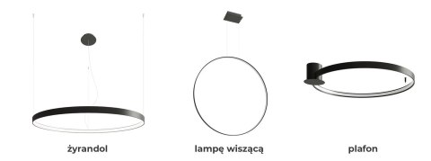 Lampa wisząca RIO 110 czarny LED 4000K Lampa wisząca RIO 110 czarny LED 4000K