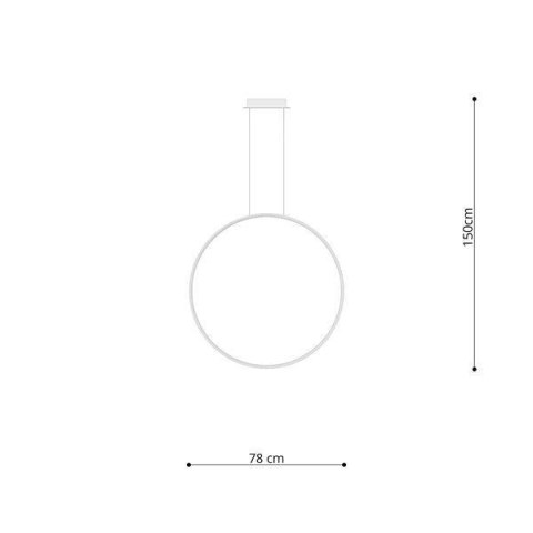 Lampa wisząca RIO 78 złota LED 4000K Lampa wisząca RIO 78 złota LED 4000K