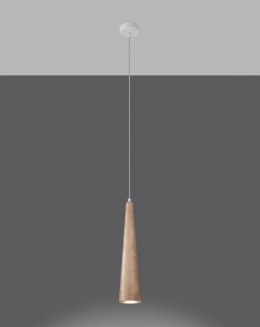 Lampa wisząca SULA 1 naturalne drewno