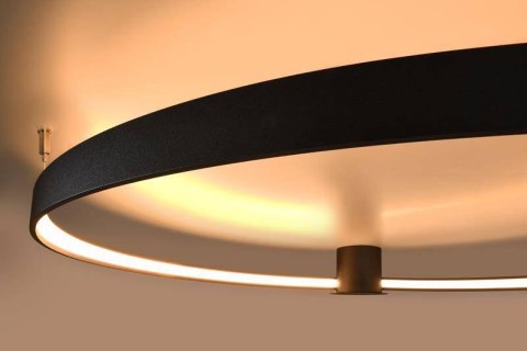 Plafon RIO 55 czarny LED 3000K Plafon RIO 55 czarny LED 3000K