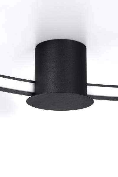 Plafon RIO 55 czarny LED 3000K Plafon RIO 55 czarny LED 3000K