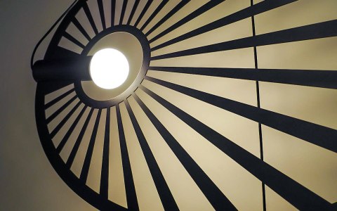 Lampa wisząca LEHDET czarna Lampa wisząca LEHDET czarna