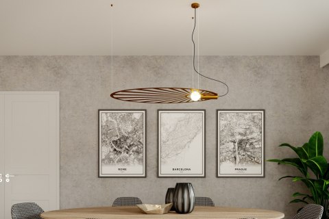 Lampa wisząca LEHDET złota Lampa wisząca LEHDET złota