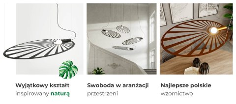 Lampa wisząca LEHDET złota Lampa wisząca LEHDET złota