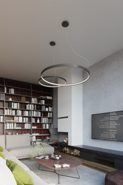 Żyrandol RIO 55 czarny LED 3000K Żyrandol RIO 55 czarny LED 3000K