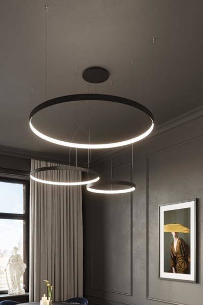 Żyrandol RIO 55 czarny LED 3000K Żyrandol RIO 55 czarny LED 3000K