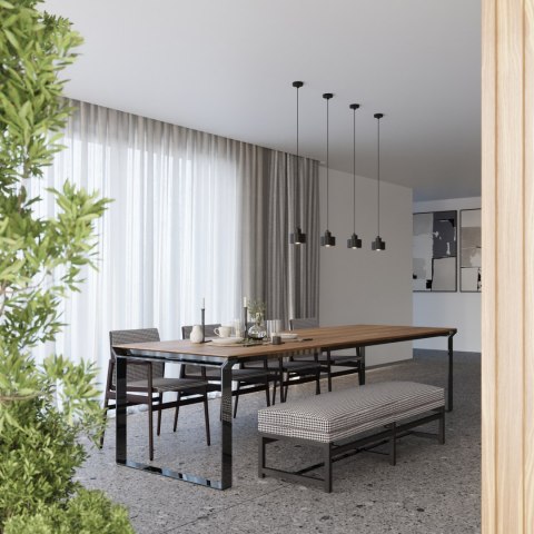 Lampa wisząca SAVAR 1 czarna Lampa wisząca SAVAR 1 czarna