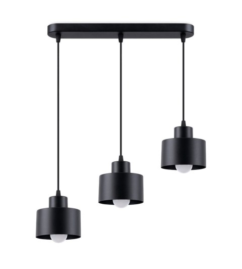 Lampa wisząca SAVAR 3 czarna Lampa wisząca SAVAR 3 czarna