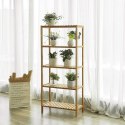 BAMBUSOWY REGAŁ BOHO, SOLIDNY, UNIWERSALNY, 5 PÓŁEK, DO POKOJU 60 cm