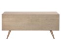 KOMODA DO SALONU, DĄB BIELONY, SKANDYNAWSKA 160 cm