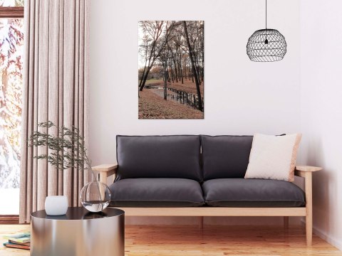 Obraz - Jesienny spacer (1-częściowy) pionowy Obraz - Jesienny spacer (1-częściowy) pionowy
