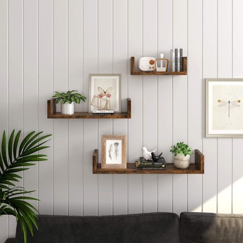 ZESTAW 3x PÓŁKA WISZĄCA LOFT ORZECH, SALON, 60 cm ZESTAW 3x PÓŁKA WISZĄCA LOFT ORZECH, SALON, 60 cm